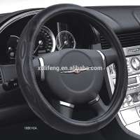 18B016 PVC universal black car steering wheel cover auto accessories